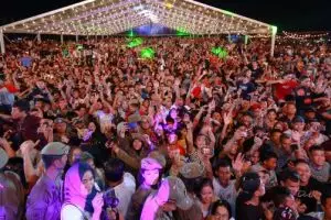 4 Potret keseruan Didi Kempot ajak Sobat Ambyar Banyuwangi goyang