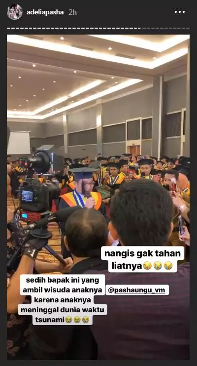 Momen wisuda Pasha Unggu Instagram