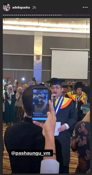 Momen wisuda Pasha Unggu Instagram
