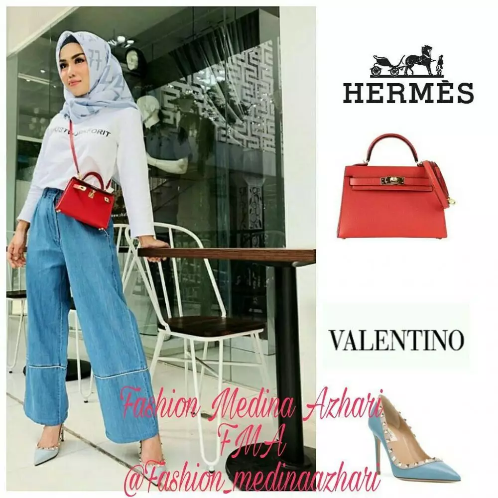 Koleksi tas mewah Medina Zein Instagram