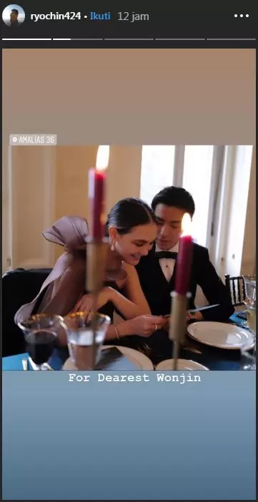Momen mesra Luna Maya & Ryochin Instagram 