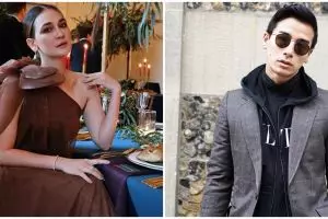 Momen mesra Luna Maya & Ryochin hadiri pesta pernikahan sahabat