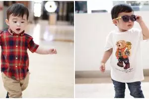 Balita kece! 10 Gaya Raphael Moeis anak Sandra Dewi ini stylish