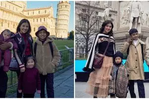 10 Potret seru liburan Ruben Onsu dan keluarga ke Italia
