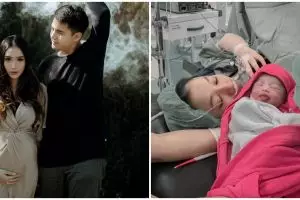 8 Momen Adzana Bing Slamet lahirkan anak pertama pada tahun baru