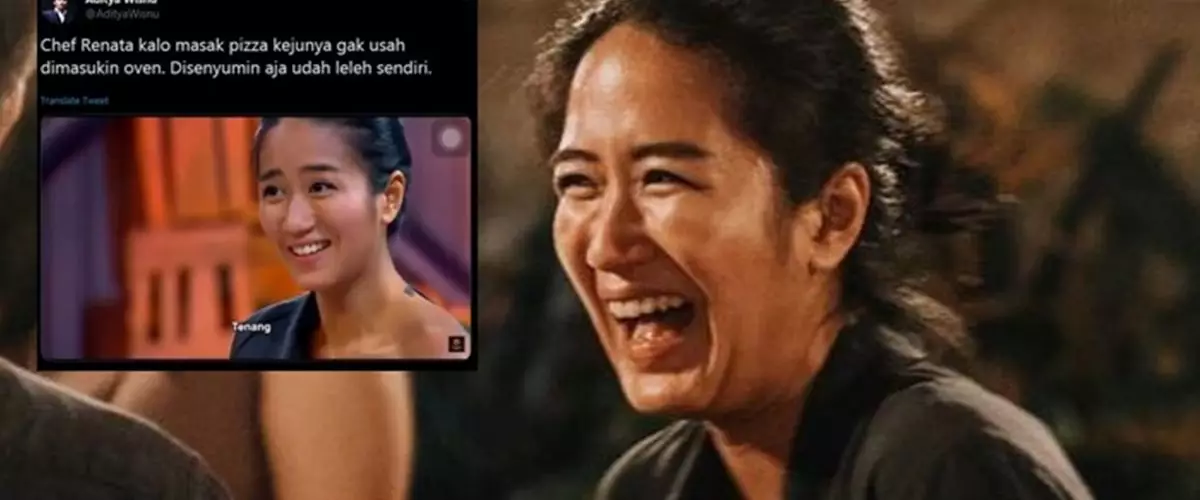 10 Cuitan lucu senyum Chef Renata, bikin meleleh bak cokelat lumer