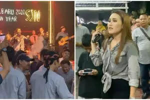 8 Momen tahun baru Ayu Ting Ting, jogetnya jadi sorotan