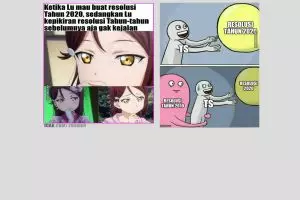 10 Meme lucu resolusi tahun 2020 ini bikin cekikikan sendiri