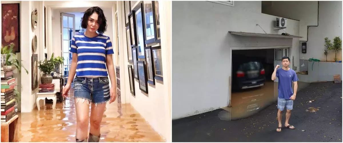 Penampakan rumah 6 seleb terkena banjir Jakarta, airnya sepinggang