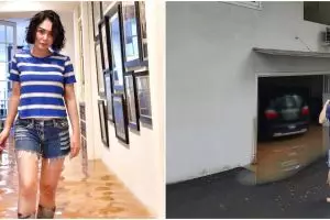 Penampakan rumah 6 seleb terkena banjir Jakarta, airnya sepinggang