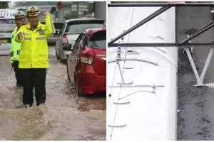 Banjir Jakarta, ini 11 potret pusat sarana transportasi lumpuh