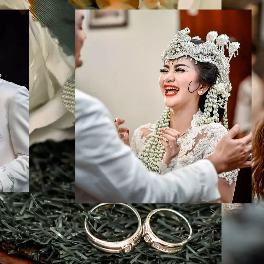 Momen pernikahan Gina Duo Racun Instagram 