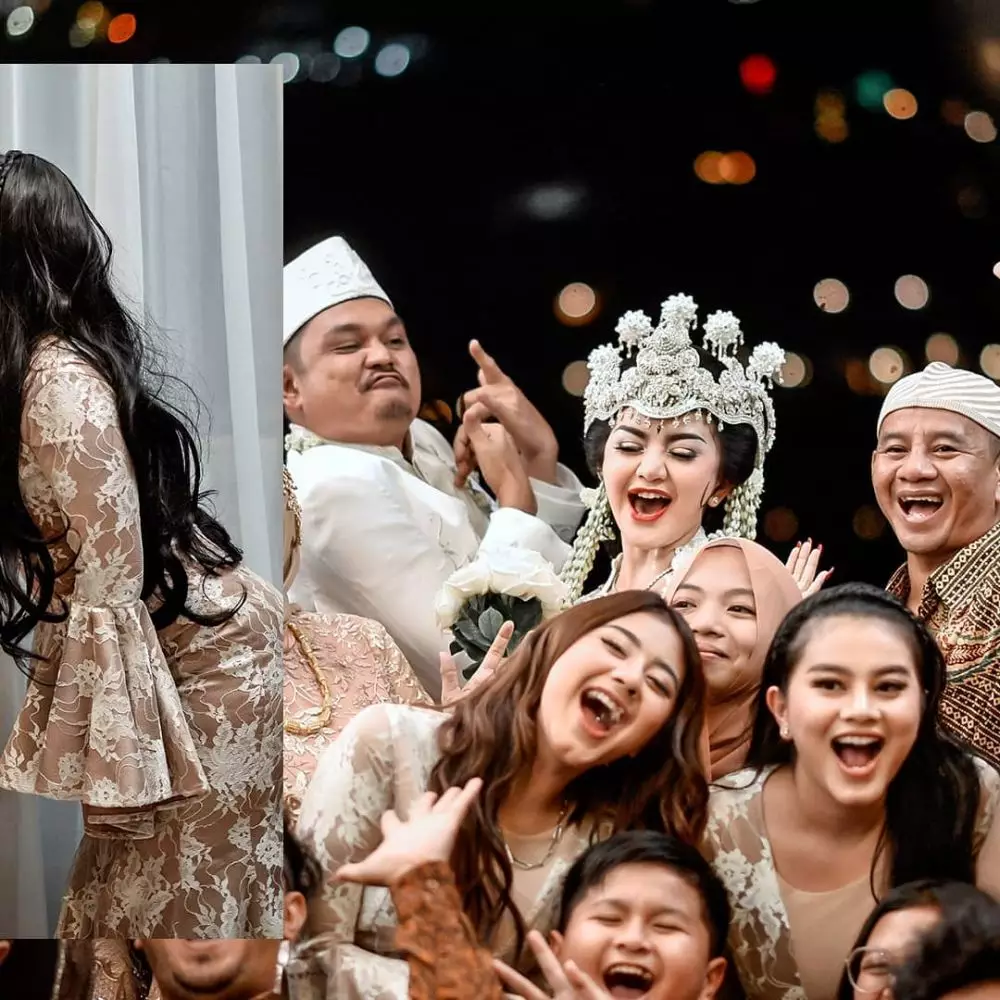 Momen pernikahan Gina Duo Racun Instagram 