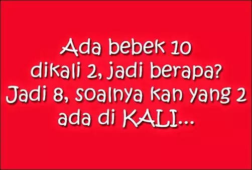 tebak-tebakan status wa lucu ngakak © berbagai sumber