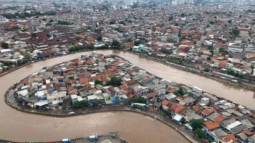 Foto-foto penampakan banjir di Jabodetabek Instagram 