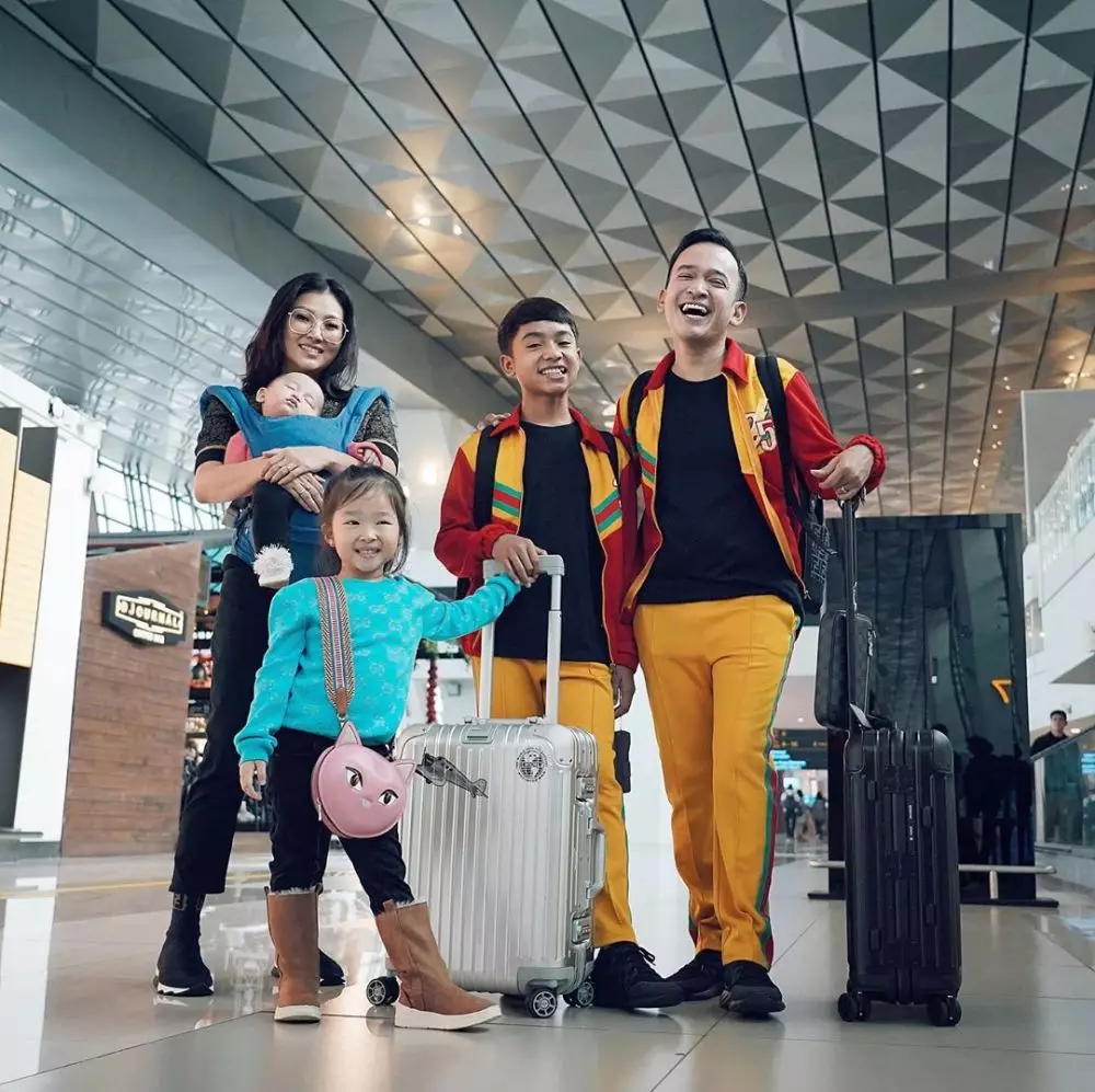 Ruben dan Betrand baju kembar  Instagram 