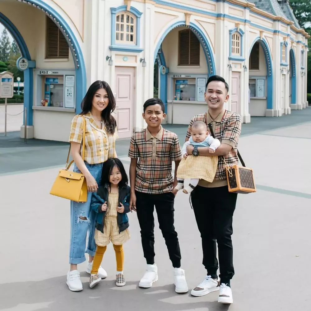 Ruben dan Betrand baju kembar  Instagram 