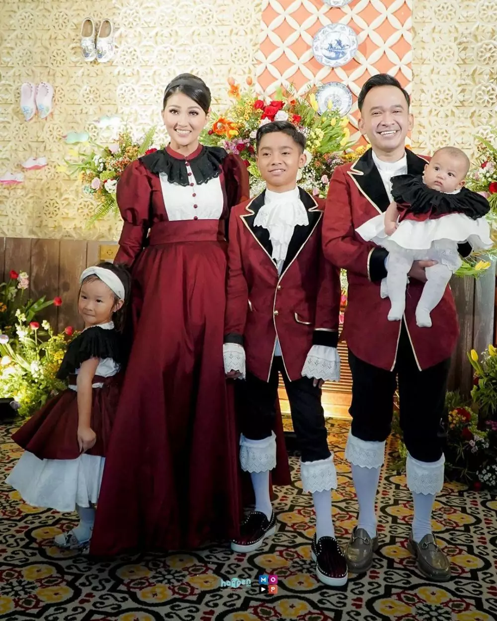 Ruben dan Betrand baju kembar  Instagram 