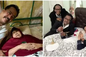 Terbaring sakit, ini momen evakuasi Mak Nyak Si Doel dari banjir