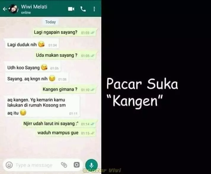 chat wa lucu tipe pacar ngakak © Twitter/@ggoodboy_ chat wa lucu tipe pacar ngakak © Twitter/@ggoodboy_
