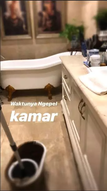 yuni shara bersih-bersih © 2020 brilio.net