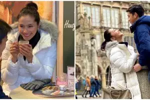 10 Momen liburan Maudy Koesnaedi, paras putranya bikin gagal fokus