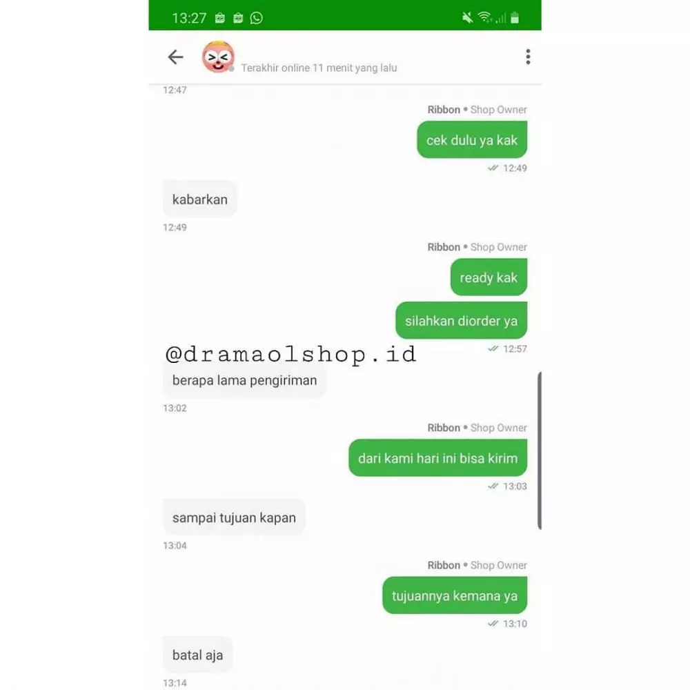 chat ngeselin pembeli Instagram chat ngeselin pembeli Instagram
