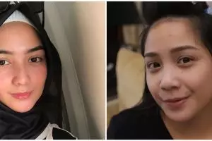 Potret 42 seleb tanpa makeup, bukti cantiknya natural