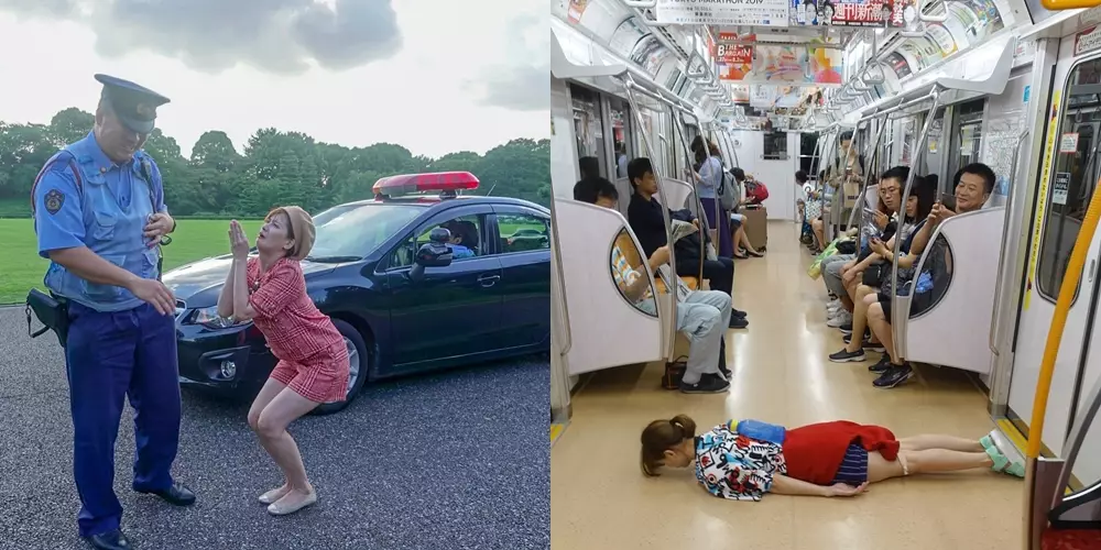 Aksi nyeleneh seleb liburan  Instagram  Aksi nyeleneh seleb liburan  Instagram