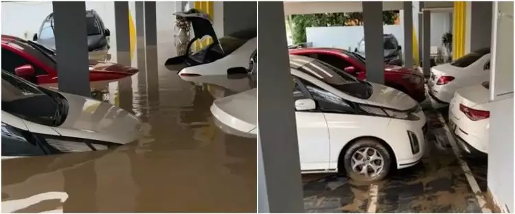 5 Potret mobil mewah Parto Patrio saat & sesudah terendam banjir