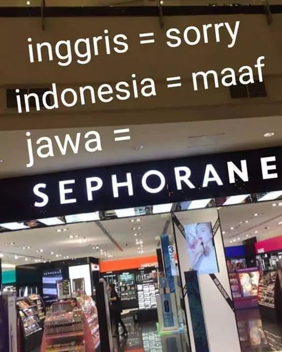 meme bahasa jawa vs indonesia ketawa © berbagai sumber