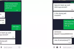 10 Chat penumpang ojek online lagi 'PMS' ini bikin auto ngegas