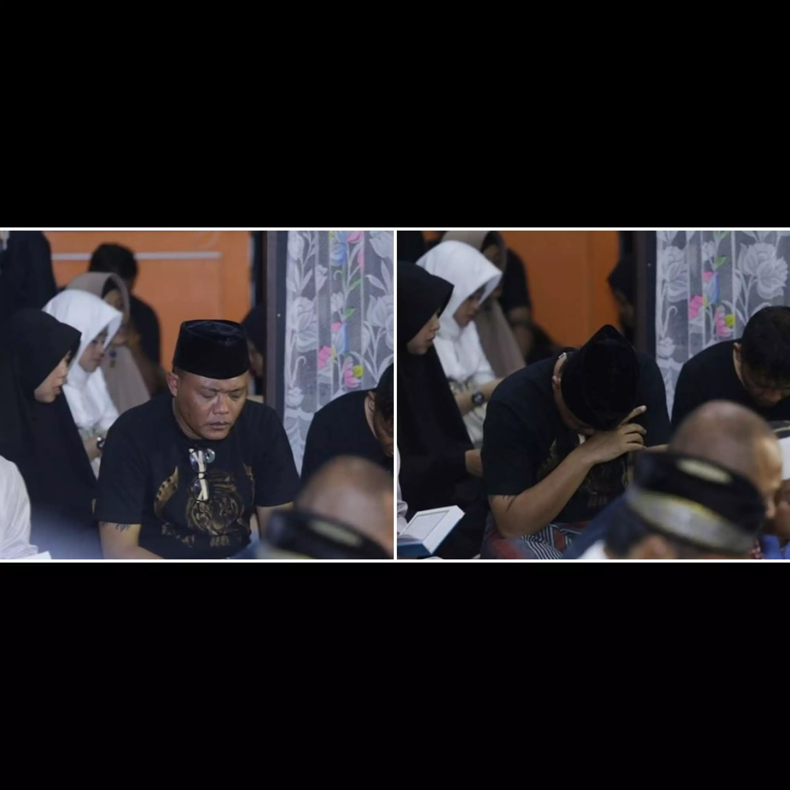 11 Momen tahlilan mendiang Lina, Sule tak kuasa tahan air mata