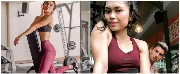 10 Momen Elisabeth Novia istri Kim Kurniawan olahraga, body goals