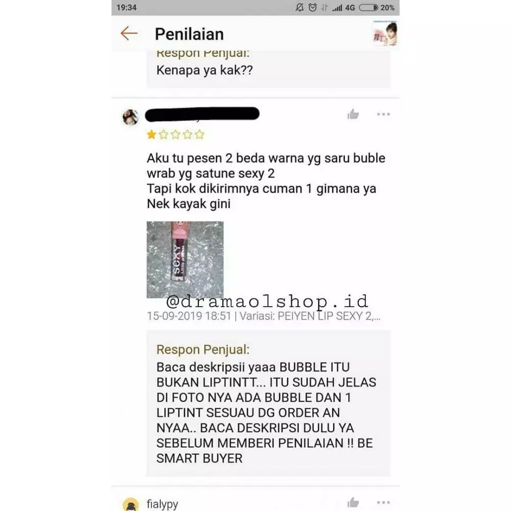 respons testimoni penjual berbagai sumber