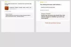 10 Respons testimoni dari penjual online shop ini bikin nyengir
