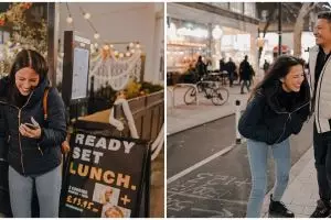 10 Potret Gading Marten dan Juria Hartmans liburan di London