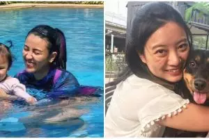 Pesona 7 seleb punya lesung bawah mata, senyumnya bikin adem