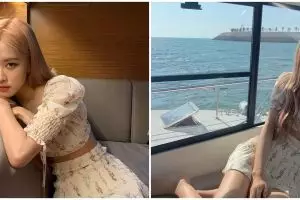 6 Potret liburan Rose 'BLACKPINK' di Bali, cantik memesona