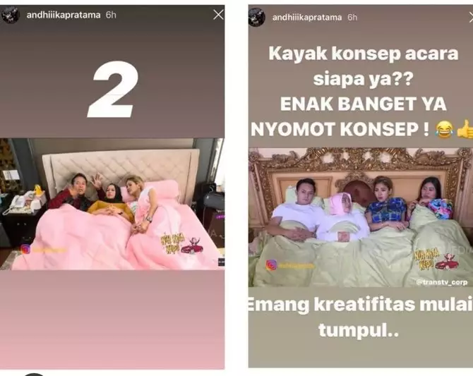 Postingan Andhika Pratama sindir Nikita Mirzani ini viral © 2020 instagram.com