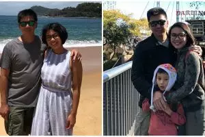 10 Potret harmonis Lusy Rahmawati & suami, menetap Australia