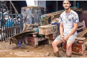 Sepekan banjir, ini 8 potret rumah Kevin Andrean terendam lumpur