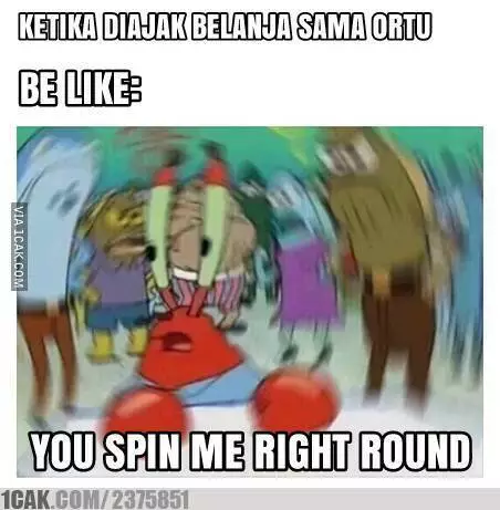 meme emak pas belanja berbagai sumber