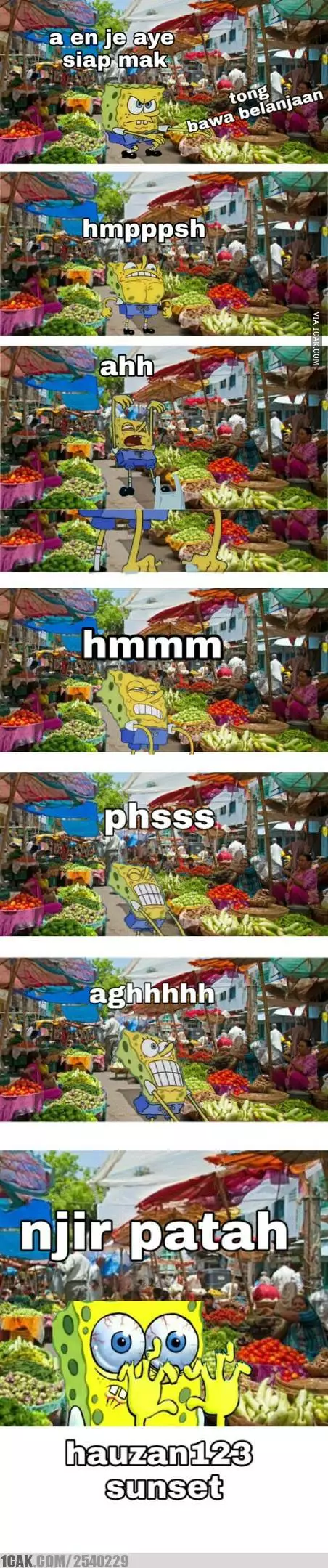 meme emak pas belanja berbagai sumber