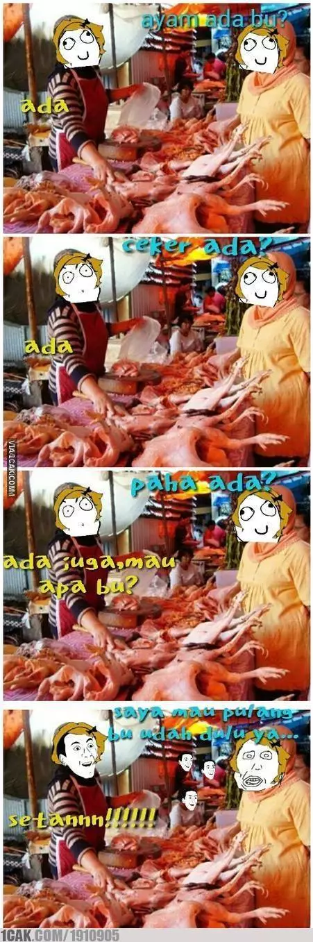 meme emak pas belanja berbagai sumber