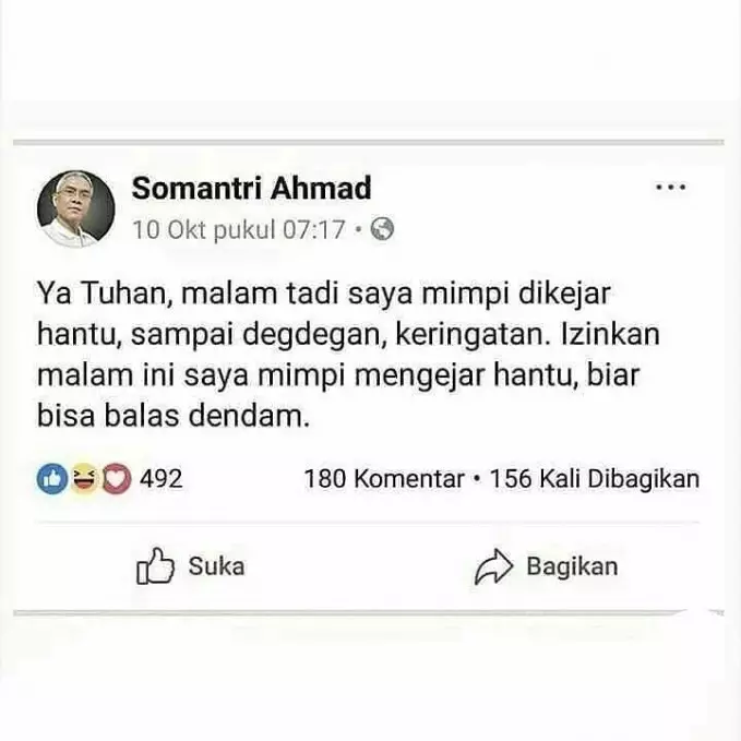 status facebook minta bantuan © berbagai sumber