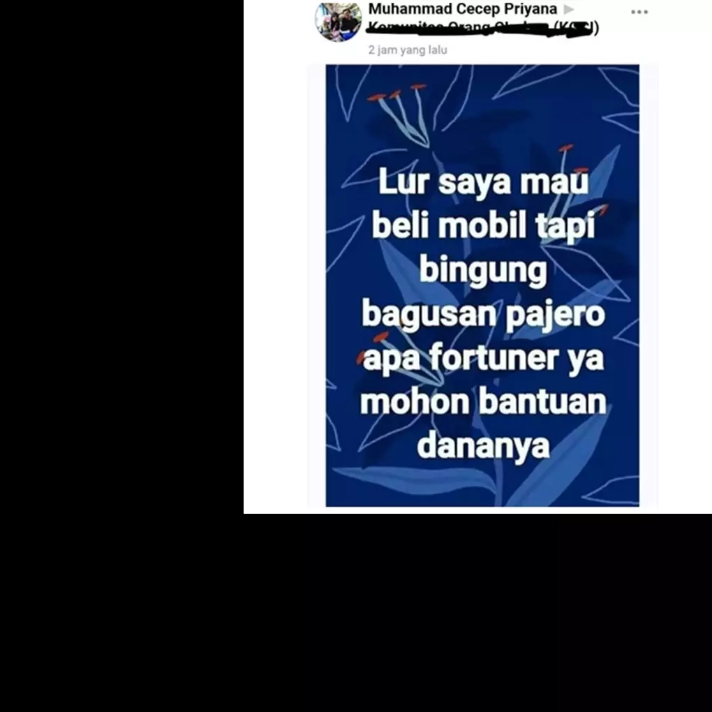 10 Status Facebook minta bantuan ini endingnya bikin ketawa