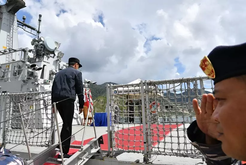 Momen Presiden Jokowi ke Natuna Instagram 