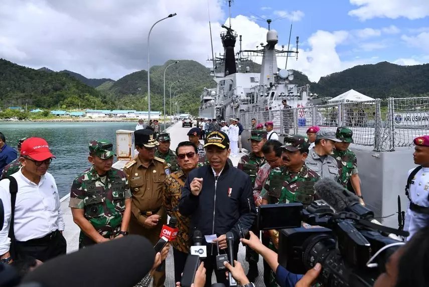 Momen Presiden Jokowi ke Natuna Instagram 