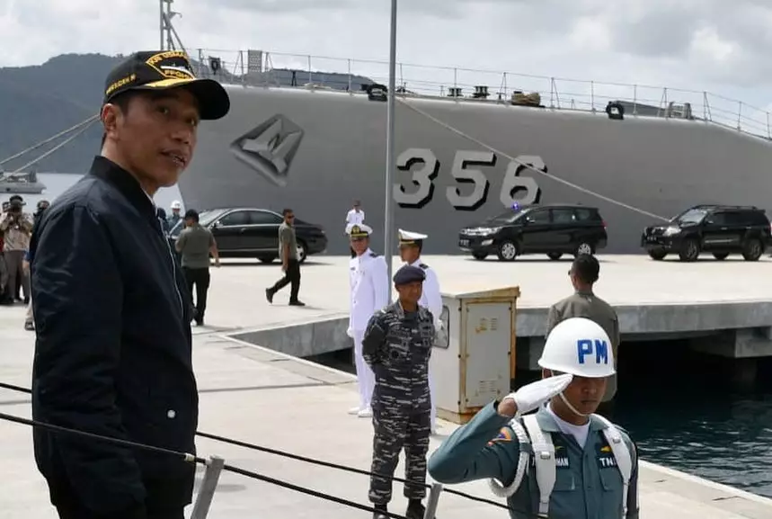 Momen Presiden Jokowi ke Natuna Instagram 